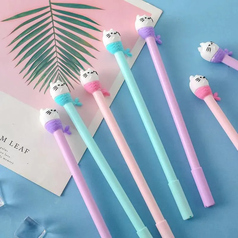 22346 CAT MERMAID GEL PEN-36