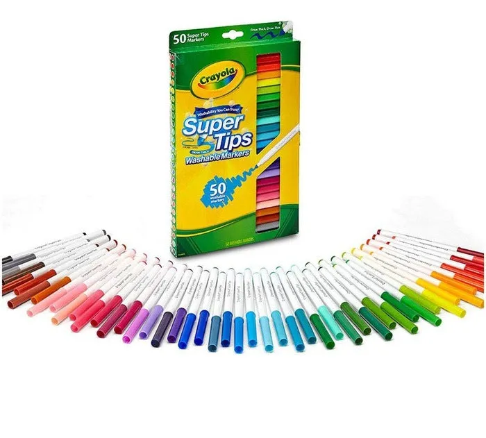 50 Colors Super Tips Washable Marker Set