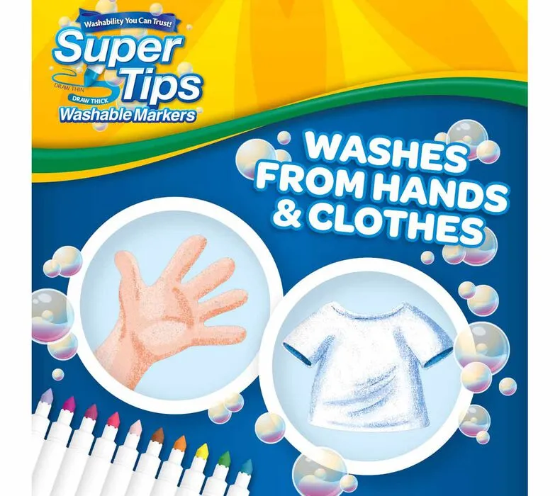 50 Colors Super Tips Washable Marker Set