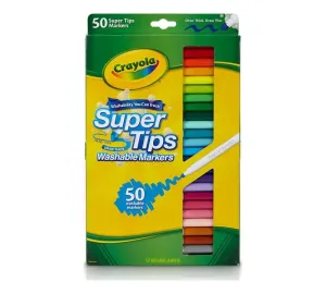 50 Colors Super Tips Washable Marker Set