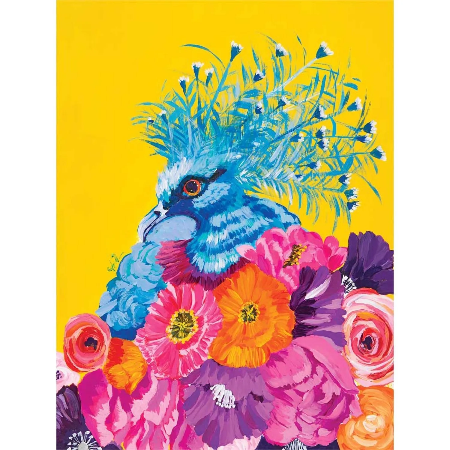 Bird Queen Canvas Wall Art