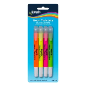 Bostik Neon Twisters 4pc