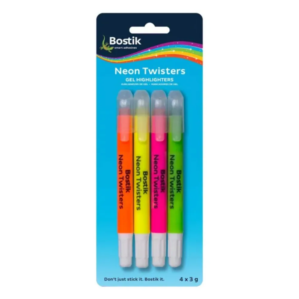 Bostik Neon Twisters 4pc