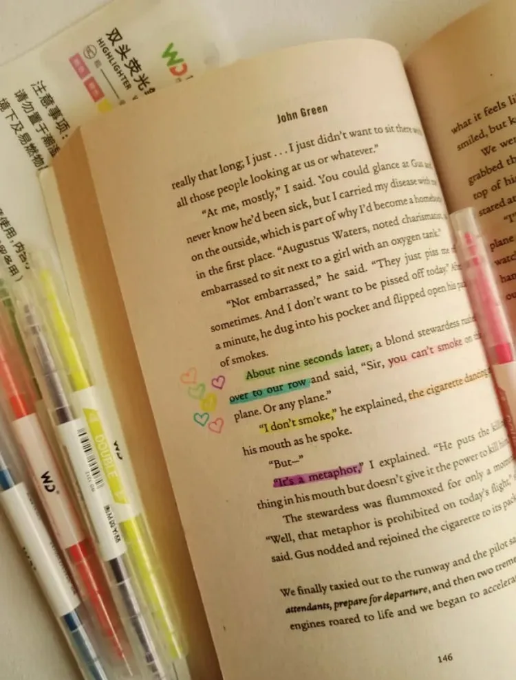 Dual Tip Highlighter - Pack of 6