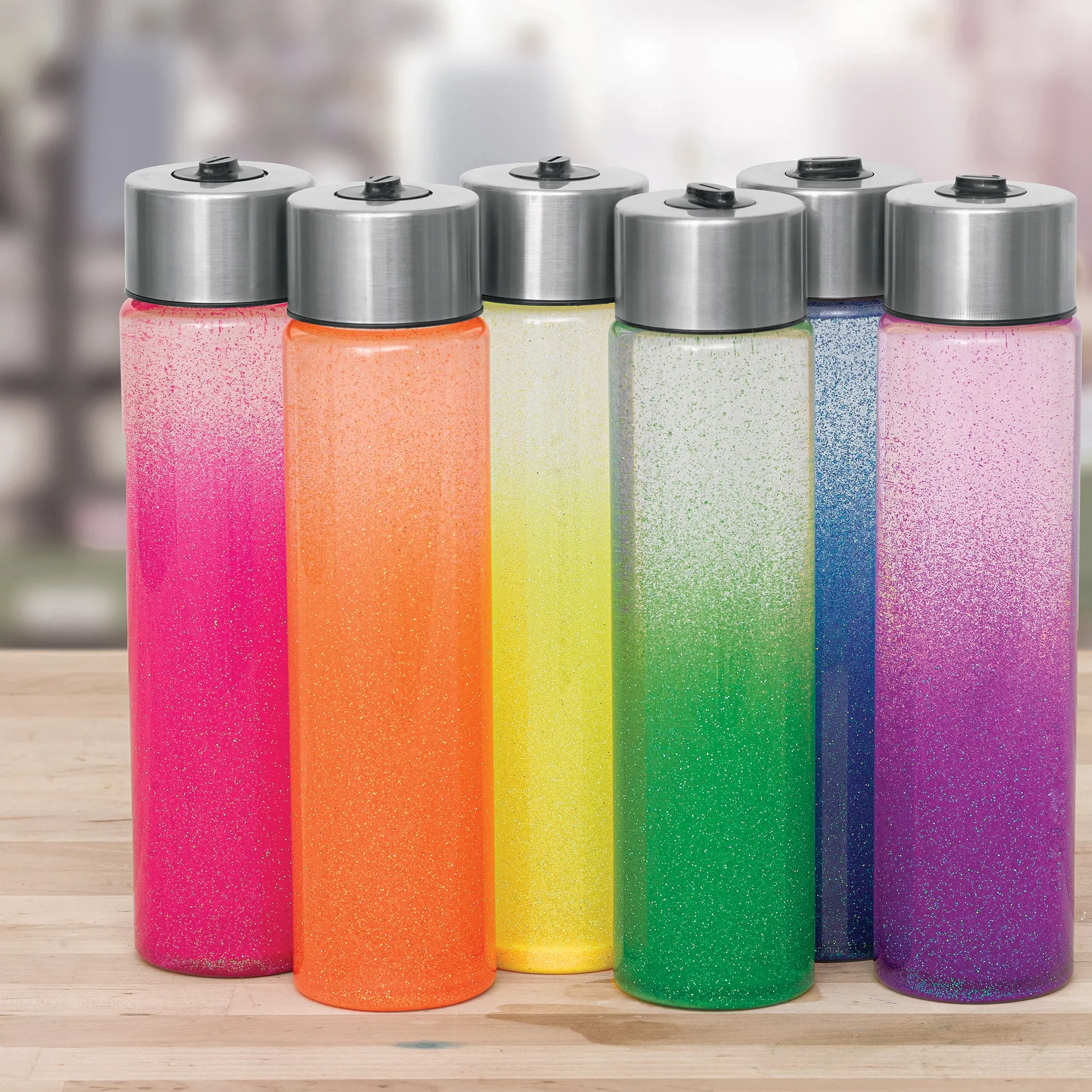 Glitter Shaker - Retro Neon