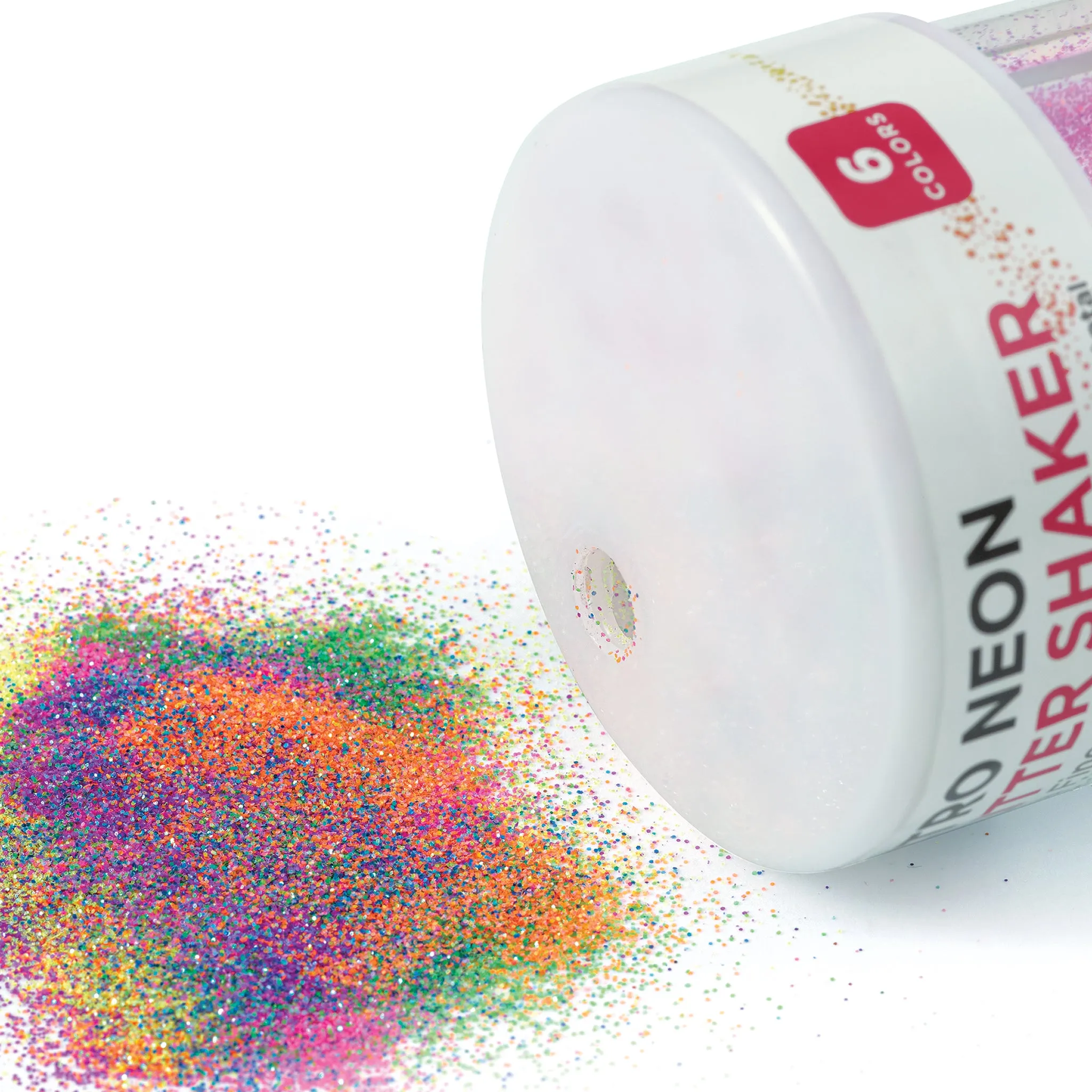 Glitter Shaker - Retro Neon