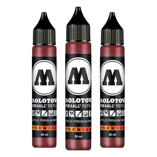 Grafx Aqua Ink Refill 30Ml Burgundy