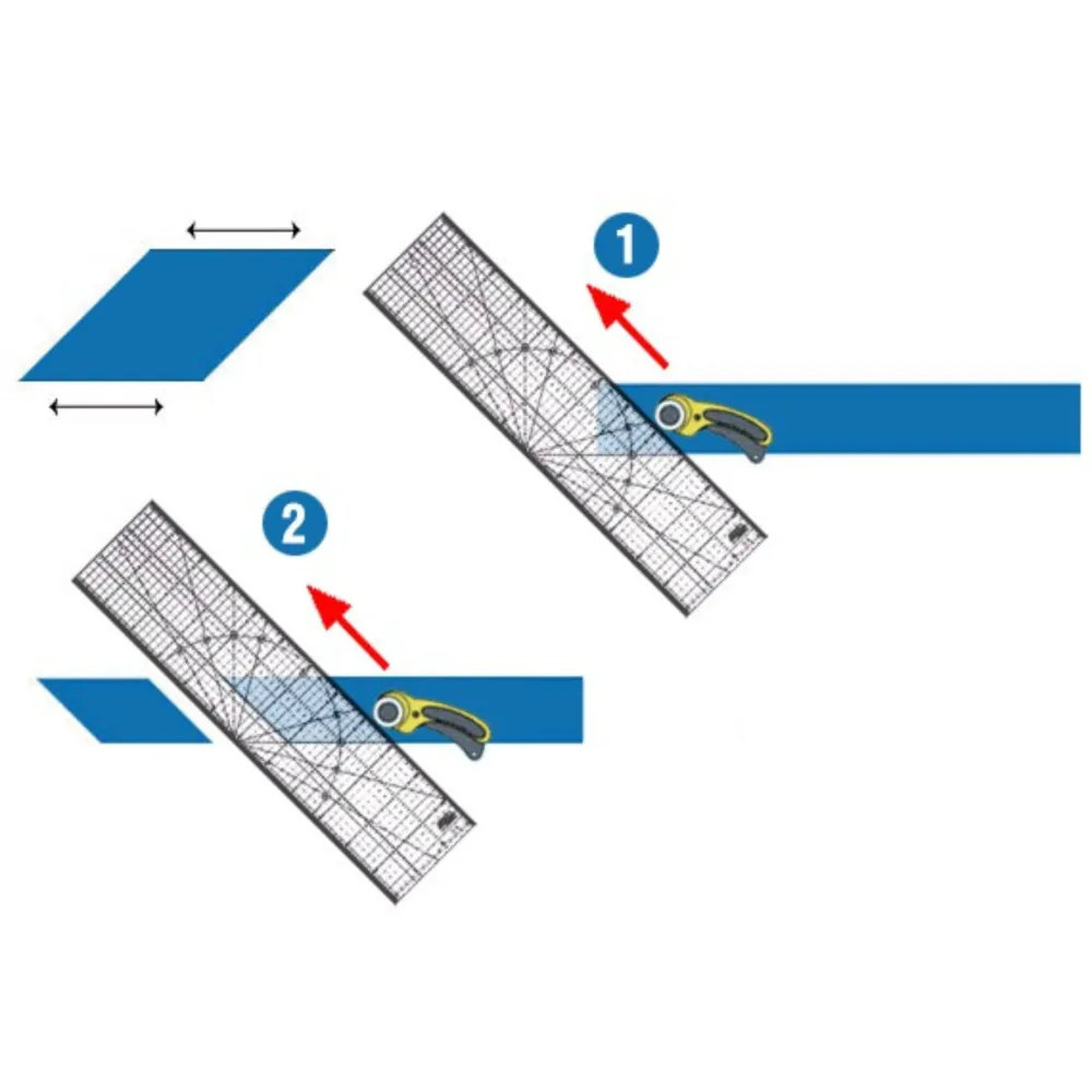 OLFA® Metric Quilt Ruler: 15x60cm