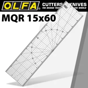 OLFA® Metric Quilt Ruler: 15x60cm