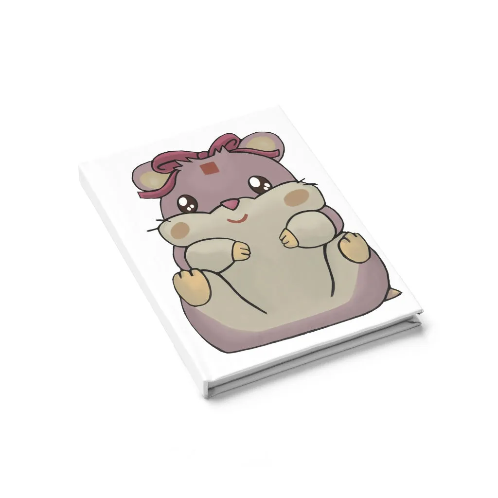 Purple Hamster Journal - Ruled Line
