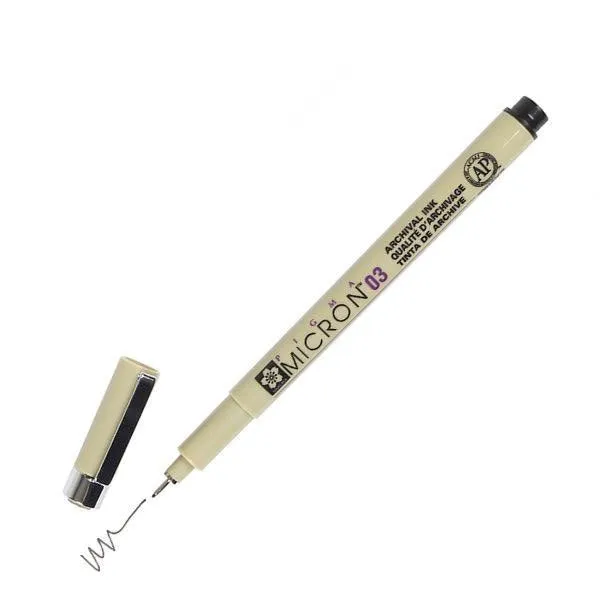 Sakura Micron Fineliners Black