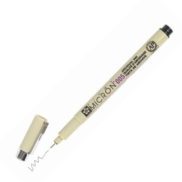 Sakura Micron Fineliners Black