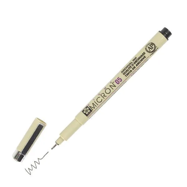 Sakura Micron Fineliners Black